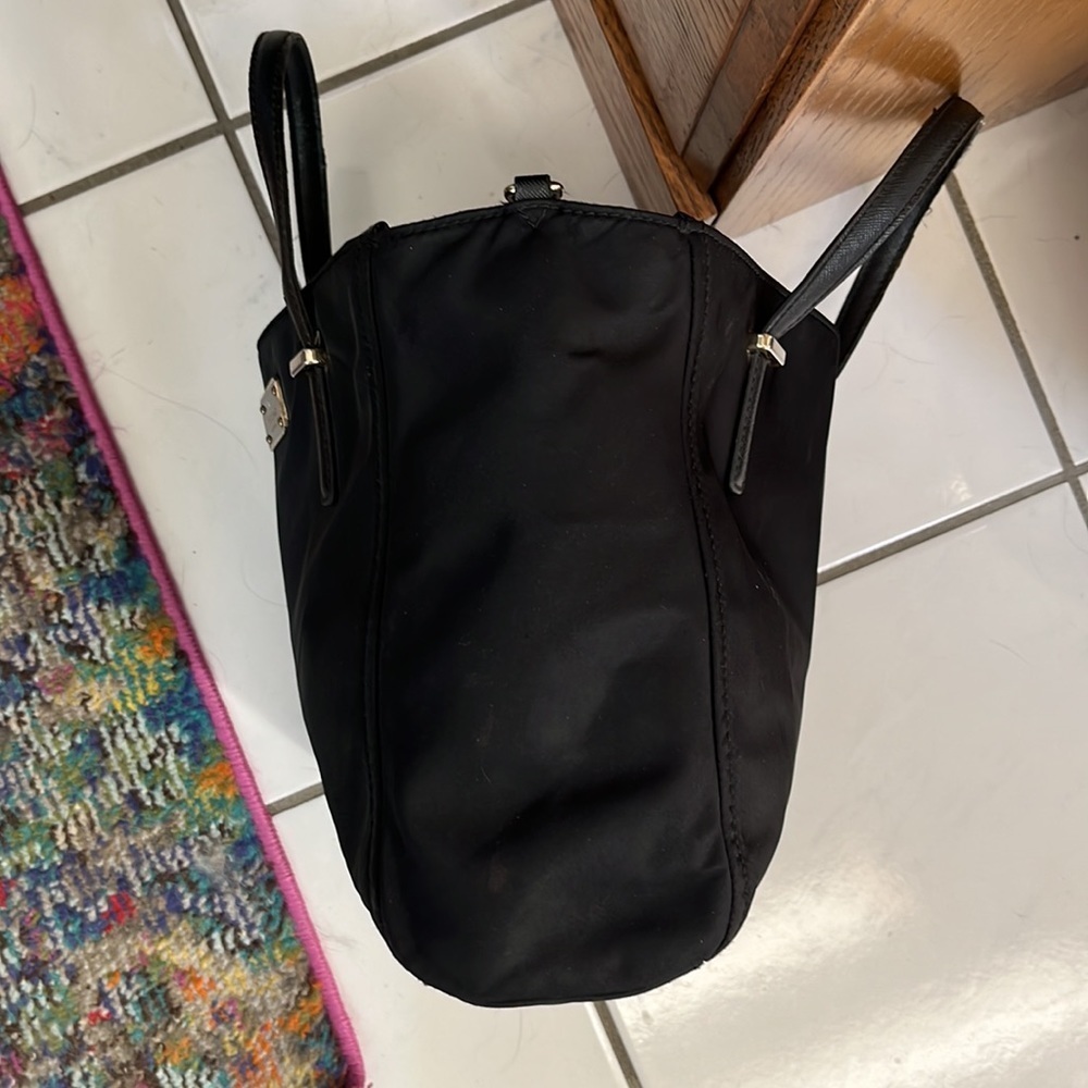 Kate Spade  Tote  Nylon  Triple compartment satchel  Black Size 9”h x 11”w x 3.5 - Picture 4 of 13